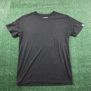 Avalanche Black Performance Tee Men's Large Athletic Shirt
